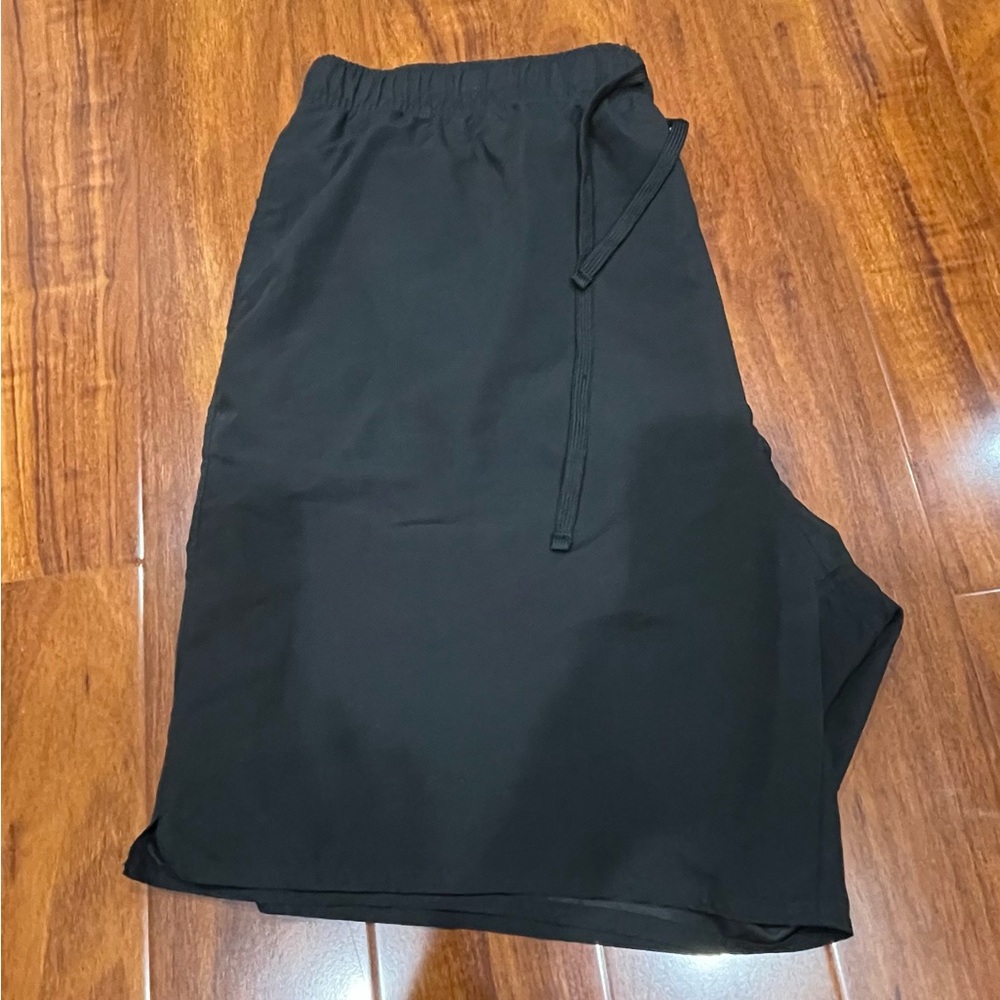 Classic Black Athletic Men's Shorts - Picture 6 of 8